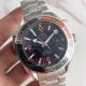 Copy Omega Seamaster 007 SS Black and Orange Ring Black Dial Watch(2)_th.jpg